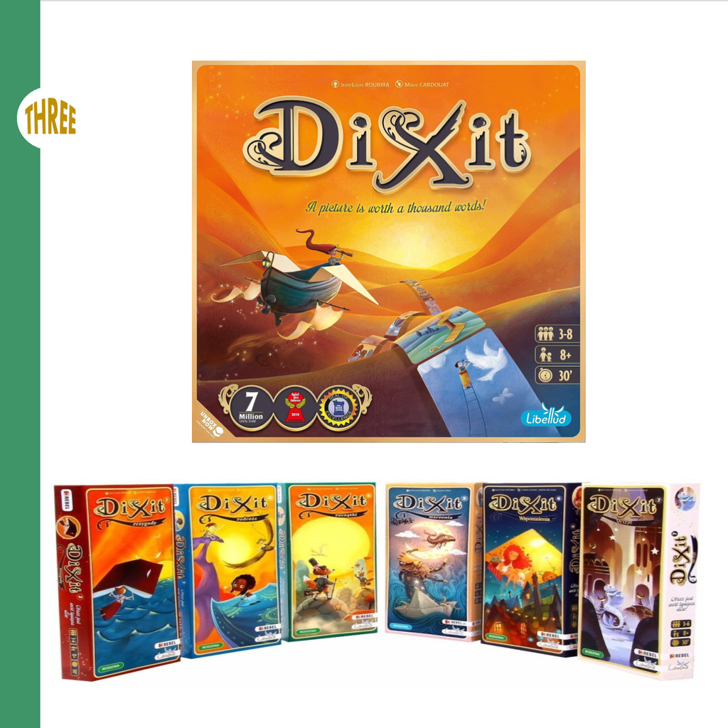 Dixit เกมกระดานขยายการ์ด Mirrors Daydreams Revelations Memories Anniversary Odyssey Game Family Game