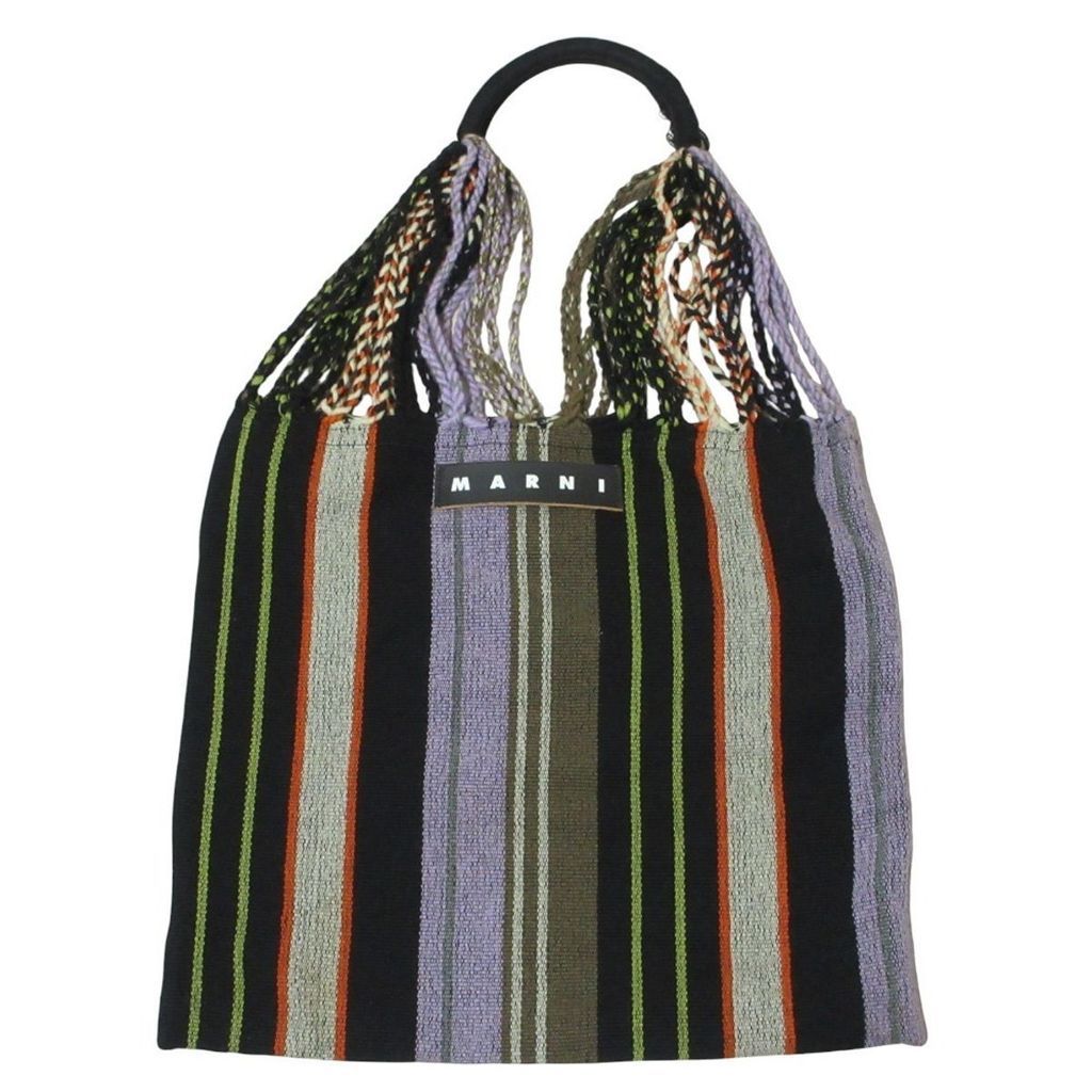 Marni Tote Bag Purse Vertical Stripes Used