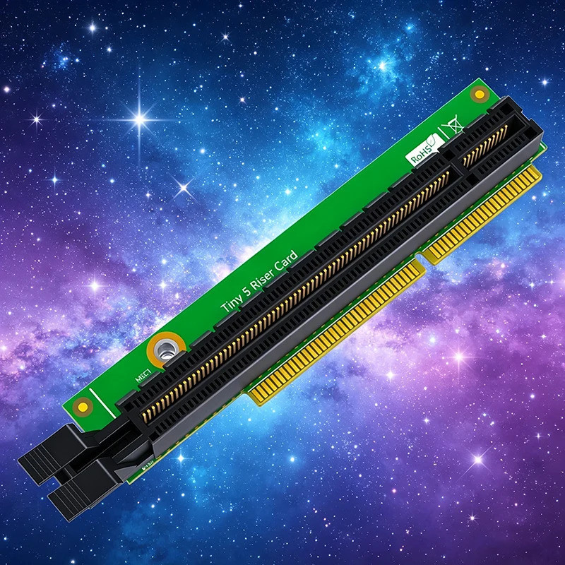 ใหม่ PCIE กราฟิกการ์ดอะแดปเตอร์ Tiny 5 PCIE 16X Riser สําหรับ Lenovo ThinkCentre M920q M920x M910x M