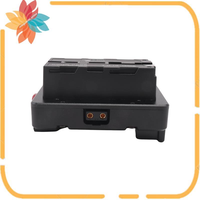 V Mount V-Lock แบตเตอรี่ NP-F F550 F570 F750 F970 Dummy แบตเตอรี่ Converter แบตเตอรี่สีดําอะแดปเตอร์