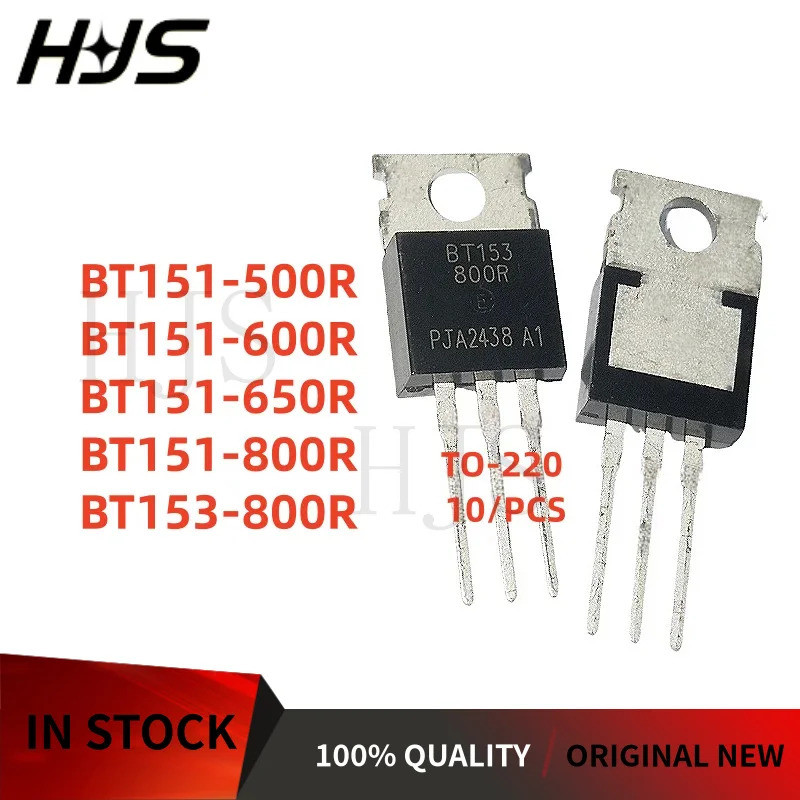 10/PCS BT153-800R BT151-500R BT151-600R BT151-650R BT151-800R ในสต็อก TO-220 ชิป ic mos MDOL