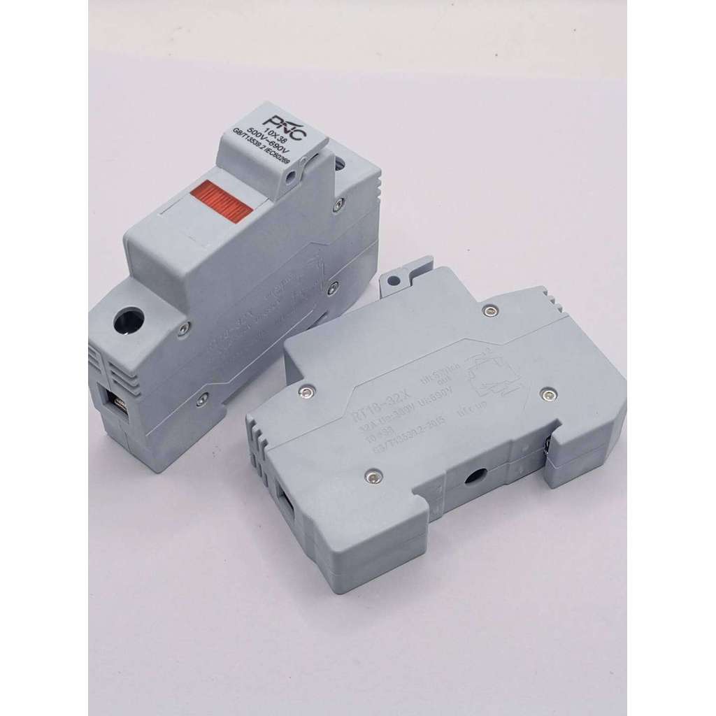 New ซ๊อกเก๊ตฟิวส์ 10×38ฟิวส์กระบอก สำหรับโซล่าเซลล์ เหมาะสำหรับ DC Fuse 10x38mm พร้อมส่งจากไทย🇨🇷🛻