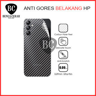 SKIN CARBON ANTI SCRATCH BACK OPPO A5S A7 A11K A12 F9 F9 PRO F5 RENO 3 2F 2Z 4F RENO 4 PRO RENO 5 6 