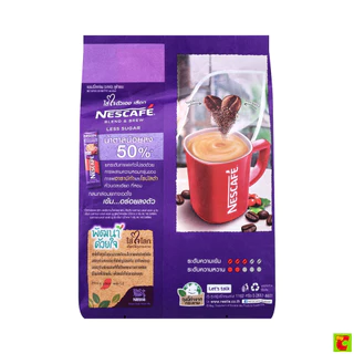 เนสกาแฟ เบลนด์ แอนด์ บรู กาแฟปรุงสำเร็จ สูตรน้ำตาลน้อย 15 ก. แพ็ค 27