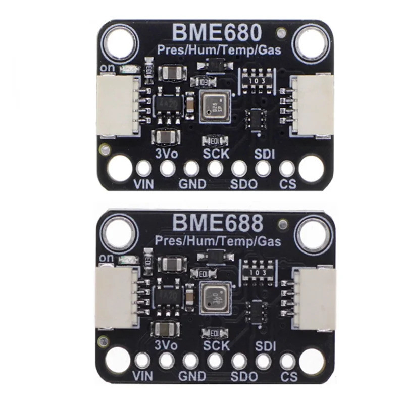 HB 1 ชิ้น BME680/BME688 อุณหภูมิ, ความชื้น, และเซ็นเซอร์ความดันพร้อม STEMMA QT/Qwiic