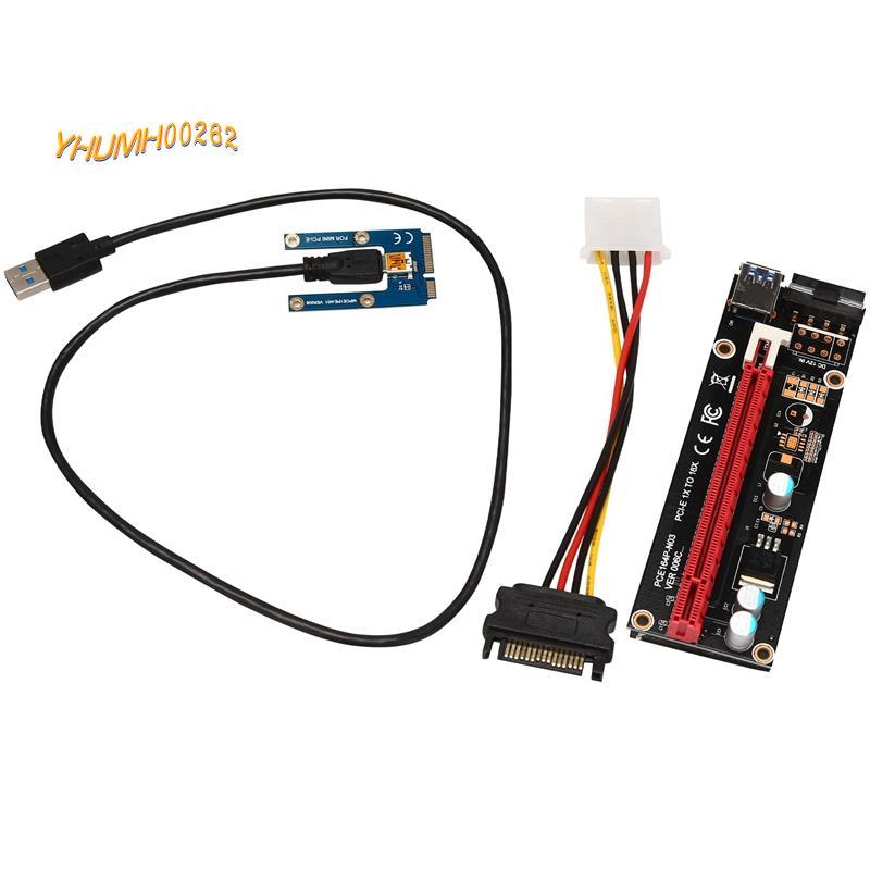 [Bestseller Y2]Mini PCIe ไปยัง PCI Express 16X Riser สําหรับแล็ปท็อปการ์ดภาพภายนอก BTC Miner MPCIe ไ