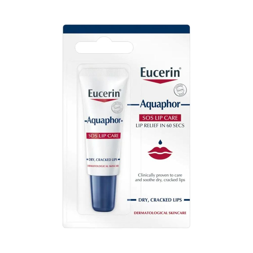 [สินค้าส่งด่วน] ยูเซอริน อควาฟอร์ เอสโอเอส ลิป แคร์ 10มล EUCERIN AQUAPHOR SOS LIP CARE 10 ML