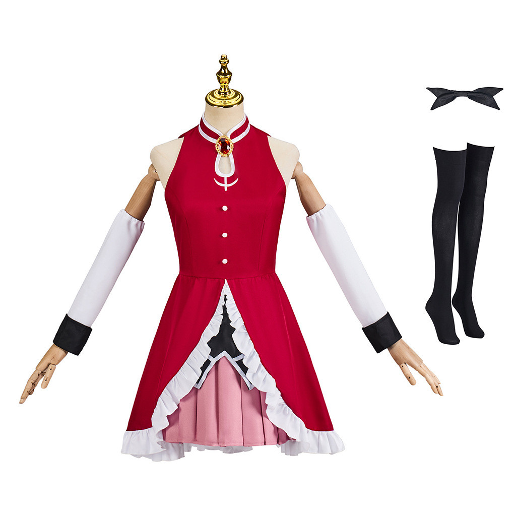 Magical Girl Madoka cosplay costume, Akemi Homura, Mami Tomoe, Kyouko Sakura battle costume, cosplay