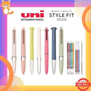 ปลอก ปากกา Uni Style Fit 3in1 หมึกหลายสีในด้ามเดียว หมึกเจล นำเข้าจากญี่ปุ่น ปลอกปากกา สไตล์ฟิต