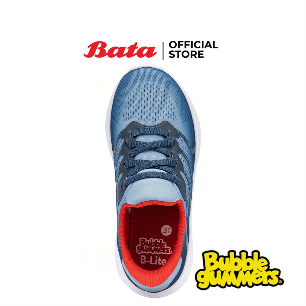Bata บาจา BBG รองเท้าผ้าใบ สนีคเกอร์ แบบสวม สำหรับเด็กผู้ชาย รุ่น EASY SLIDE  COOL_G126 สีน้ำเงิน 3319334 ราคา ถูกที่สุด ดีลบีเคเค แกลเลอรีภาพที่ 4