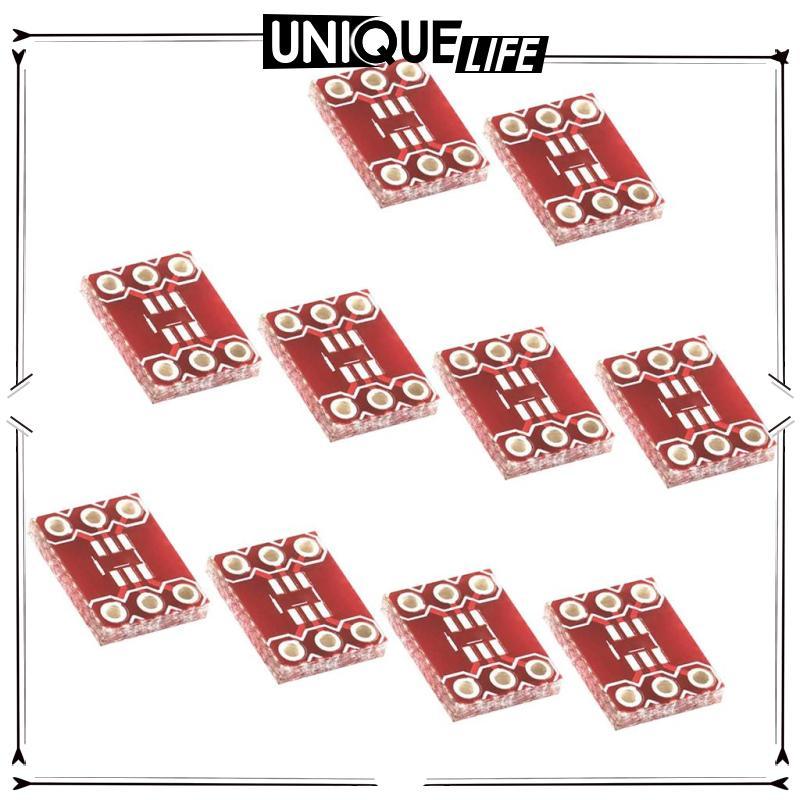 [Shiwaki4] แพ็ค 10 ชิ้น 6 พิน SOT23 เป็นอะแดปเตอร์ DIP บอร์ด PCB SMD Converter บอร์ดใหม่