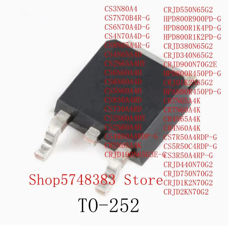 5PCS CS3N80A4 CS7N70B4R CS6N70A4D CS4N70A4D CS8N65A4R CS4N65A4D CS2N65A4H CS60C6N574D CS30C6N5R CS5R