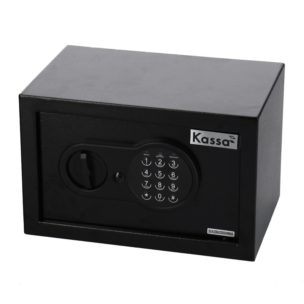 KASSA ตู้เซฟนิรภัย รุ่น 20ET ขนาด 31 ซม. สีดำ นิยมสูง