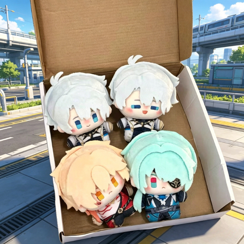 Honkai Star Rail ตุ๊กตาตุ๊กตา 10 ซม.น่ารัก Mini Honkai Star Rail ตัวอักษร Plushie ตุ๊กตาของเล่นสําหร