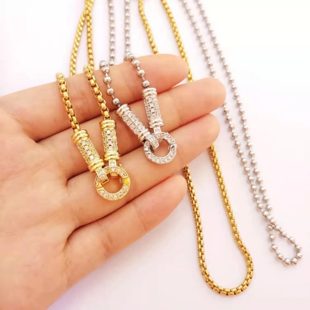 Buddhist amulet necklace Pendant cord Buddhist amulet necklace Universal Gold Pendant Single Pendant