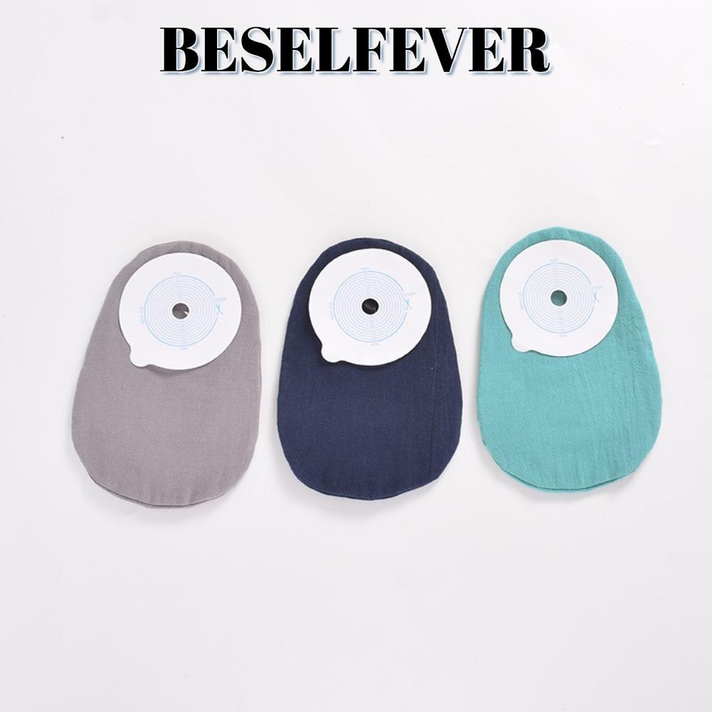 BESELFEVER Colostomy กระเป๋า, ล้างทําความสะอาดได้ปรับ Ostomy กระเป๋า, แบบพกพากันน้ํา Breathable Reus