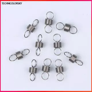 Technicolorsky 10pcs Spinning Wheel Swing Arm Reversing Switch Return Spring Fishing Reel Spring Accessories Spinning Wheel Extension Spring TSY