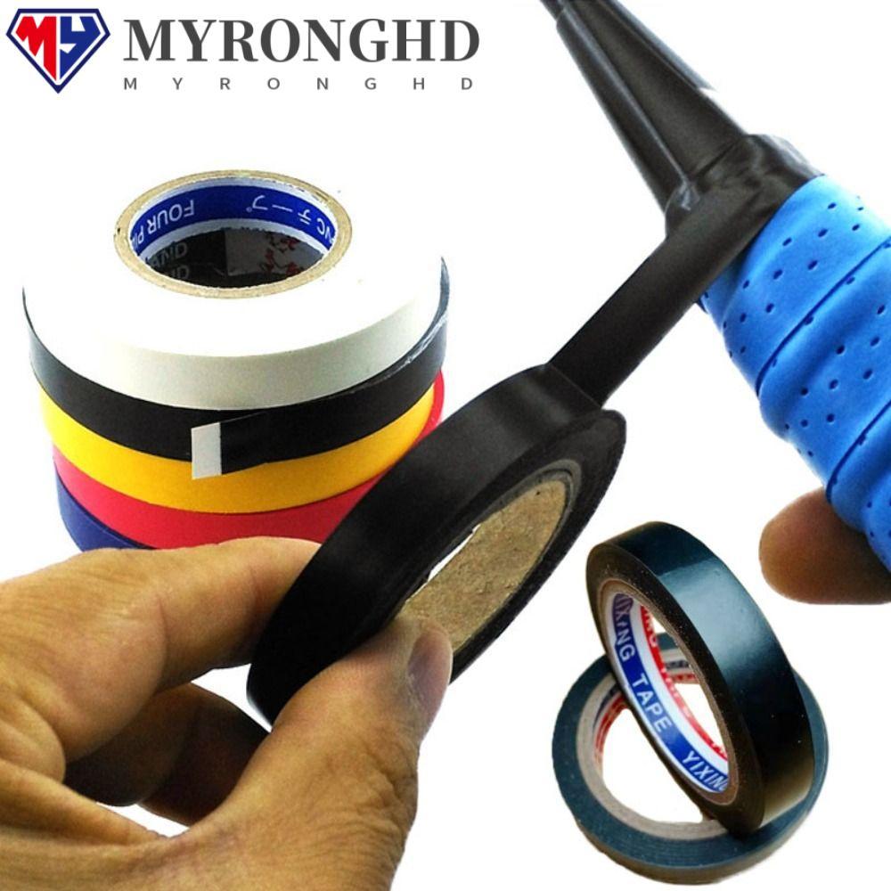 Myronghd Overgrip End สติกเกอร์,ไม้แบดมินตัน Anti-slip Sweat Band เทปปิดผนึก,เครื่องมือ Anti-slip Handle อุปกรณ์กีฬา Multicolor Sweatband Fixing Stripe