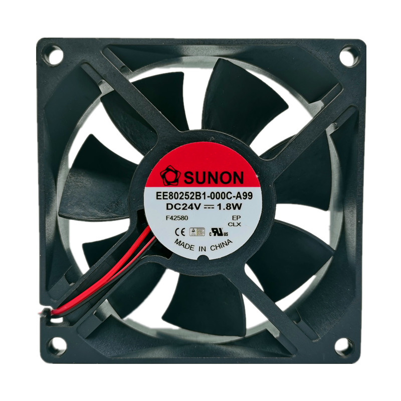 Original SUNON Jianzhun EE80252B1-000C-A99 24V1.8 W8025 อินเวอร์เตอร์พัดลมปริมาณอากาศสูง