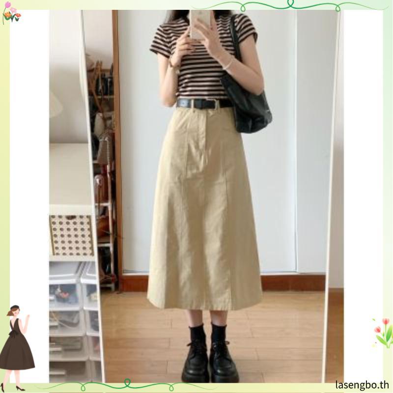 NEW JEANS SKIRT 5119 - KHAKI COLLECTION