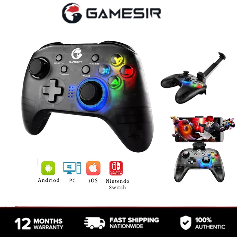 Gamesir T4 Pro ตัวควบคุมเกมบลูทูธเกมแพดไร้สาย Nintendo PC Android Window 7 / 8 /10 /11
