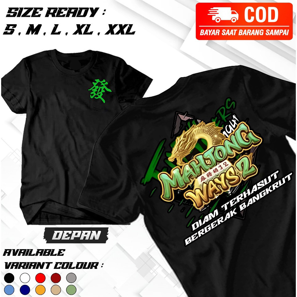 Mahjong Ways 2 Silent T-Shirt with Shaving - Mahyong Majong PG Soft Maxwin Pragmatic Play Slot Game 