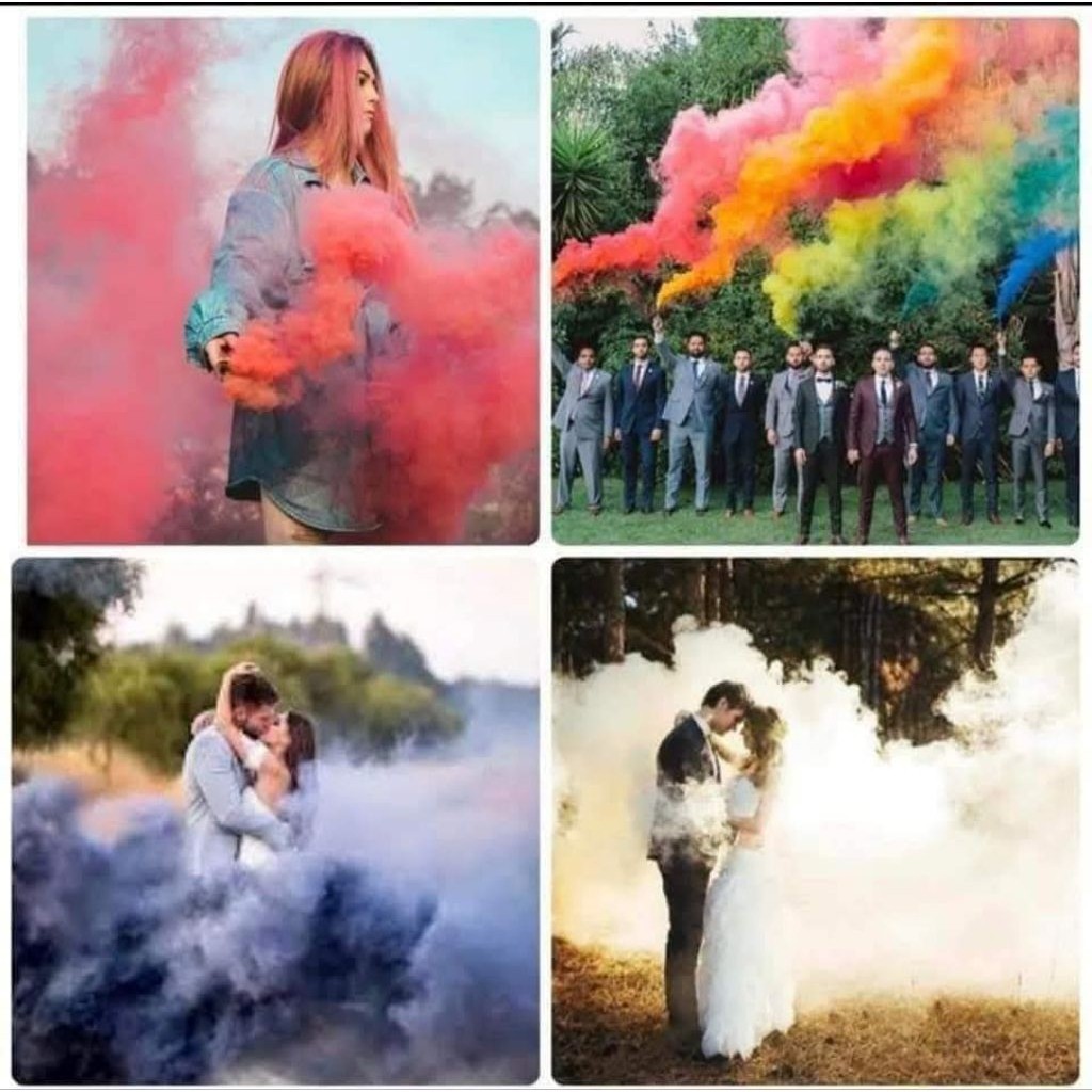 ควันสี เลือกสีได้ แยกแท่ง สีสวย ควันเยอะ ใช้งานง่าย พร้อมส่งจากกรุงเทพ เก็บเงินปลายทางได้