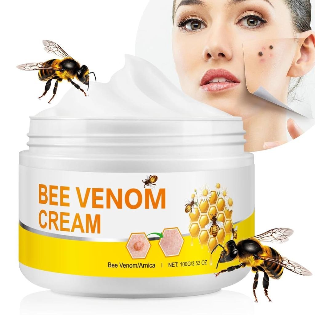 Bee Venom Cream, Hydrating Moisturizing Cream สําหรับทุกส่วนของร่างกาย 100g / 3.52 oz YR9B