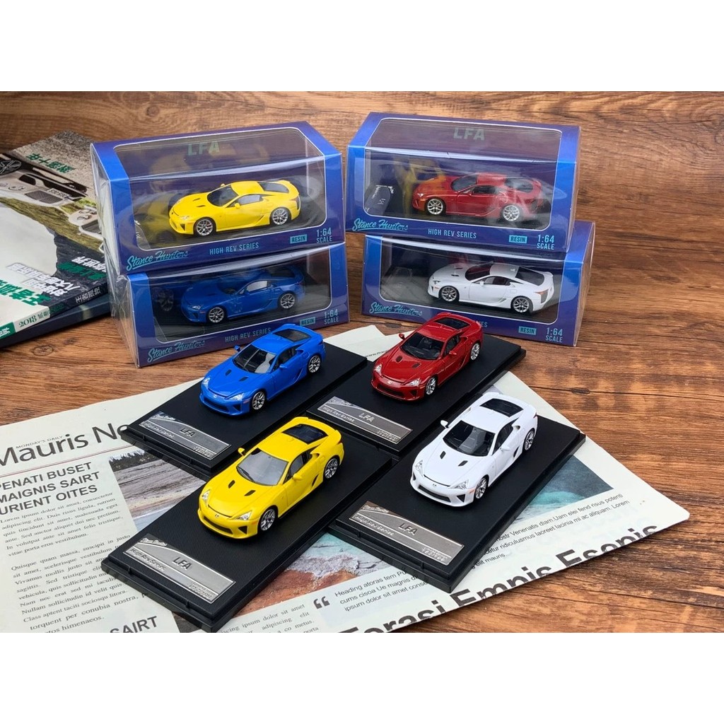 [ใหม่ในเดือนพฤษภาคม] SH 1: 64 Lexus LFA Lexus Limited โมเดลรถเรซิ่น Stance Hunters SH 1: 64 Lexus LF