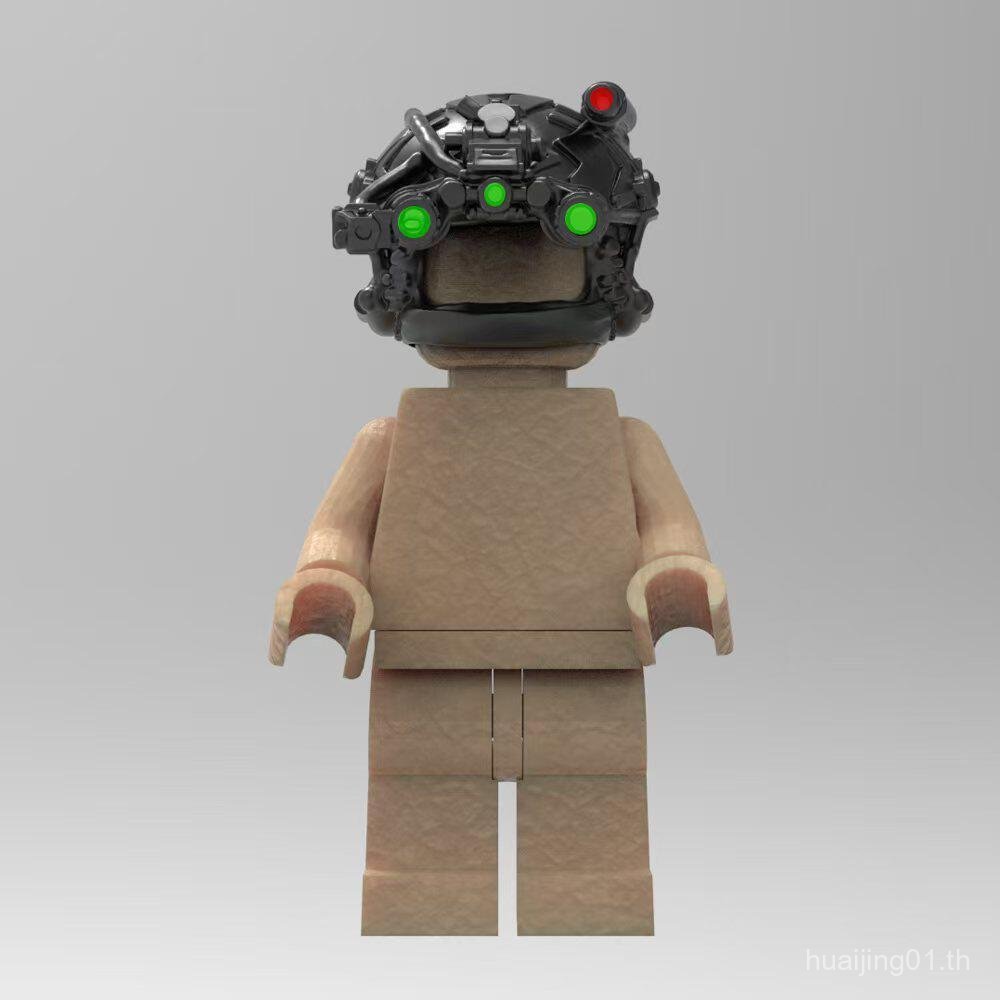 บล็อกตัวต่อในประเทศ Minifigures Third Party ทหาร Minifigures หน้ากาก Night Vision อุปกรณ์เสริมของเล่