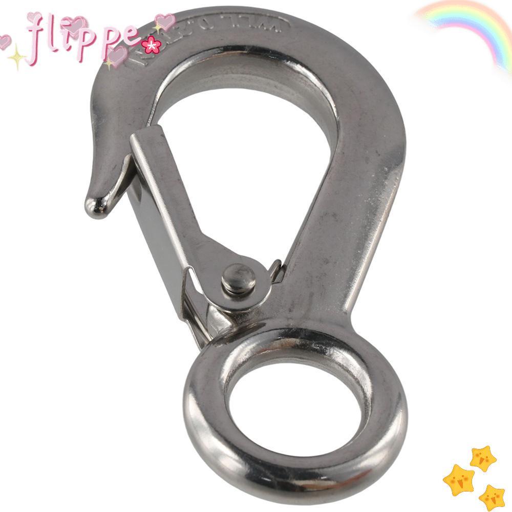 ตะขอสลิป FIPE, 304 สแตนเลส 0.2t Grab Hooks, Winch Hook Sliver 440 Lbs.Work Load Lifting Hook Enginee