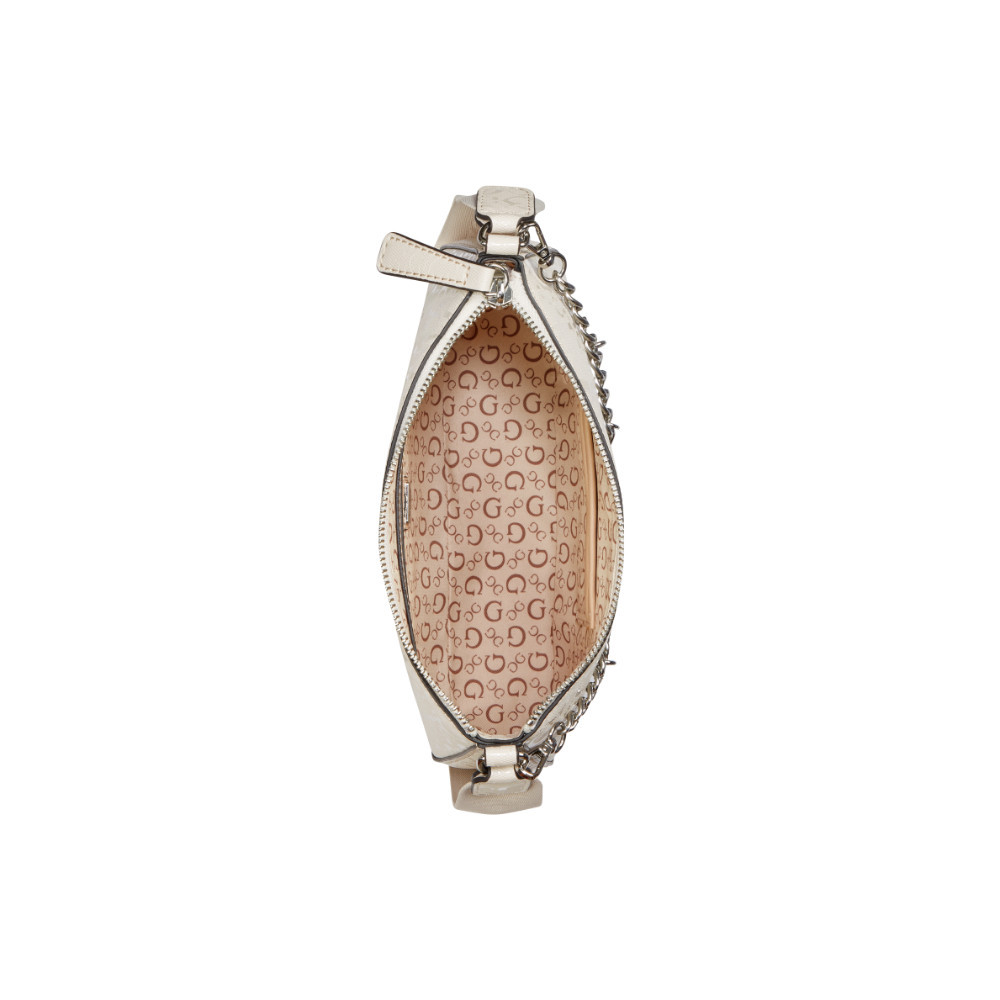 กระเป๋า Guess รุ่น FF998069 FIORA MINI TOP ZIP สีครีม ราคา ถูกที่สุด ดีลบีเคเค แกลเลอรีภาพที่ 4
