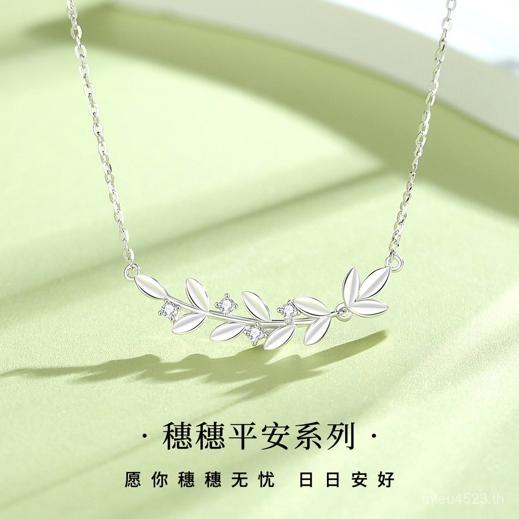 Sui Feel High-End Girls Silver First Hundred สร้อยคอ Safe Match Sui Pure ใหม่ s925 ไม่ Star เครื่องป