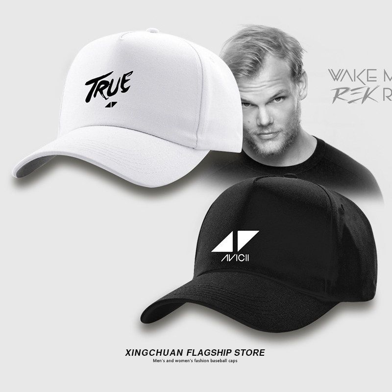 [มีสินค้าในสต็อก] หมวกเบสบอลแฟชั่น Avicii, แบรนด์ดีเจเพลงอิเล็กทรอนิกส์สุดฮิตจากยุโรปและอเมริกา, หมว
