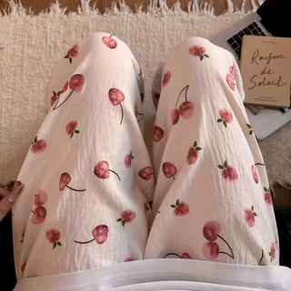 PILLOW TALK กางเกงขายาวผู้หญิง กางเกงนอนใส่สบาย 🌷 ทรงสวยมาก ผ้านิ่ม ใส่สบาย พร้อมส่ง W257