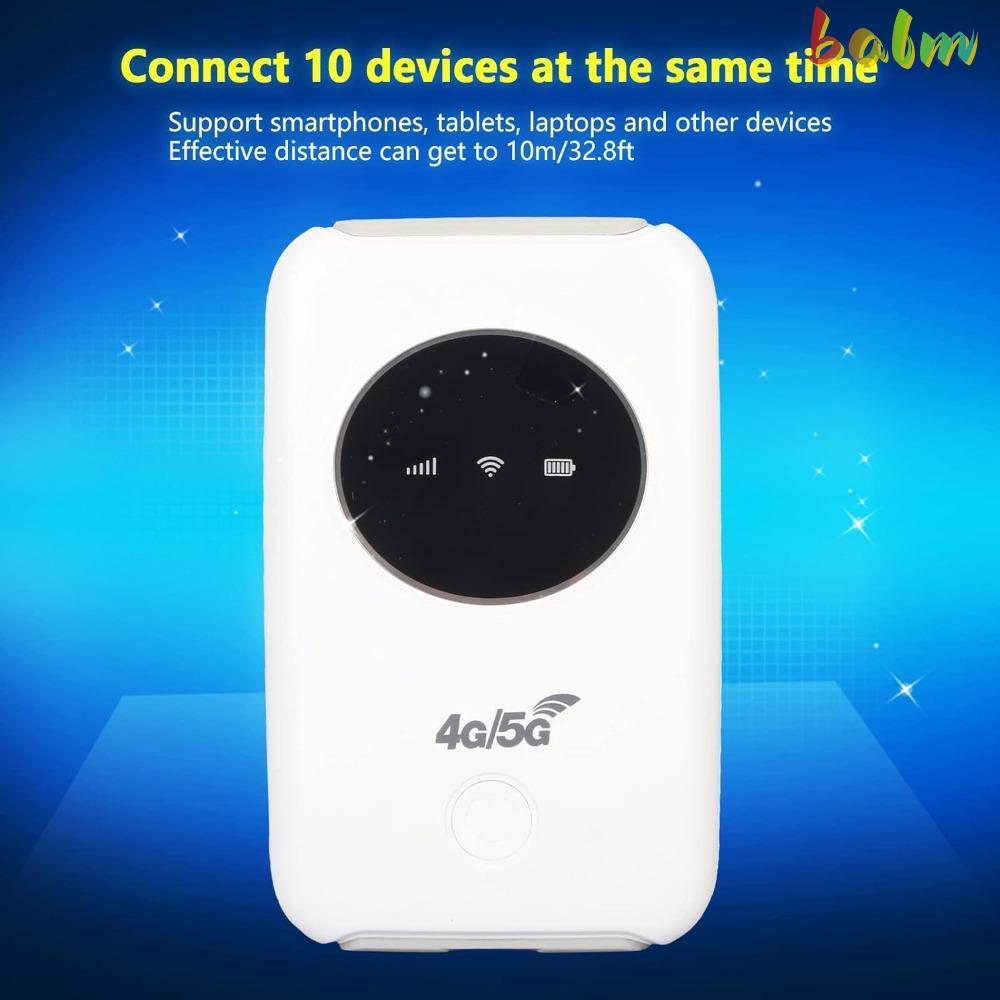 BALM Pocket Mobile Hotspot, USB Powered Pocket WiFi 4/5G Portable Router, Asian/European version 300
