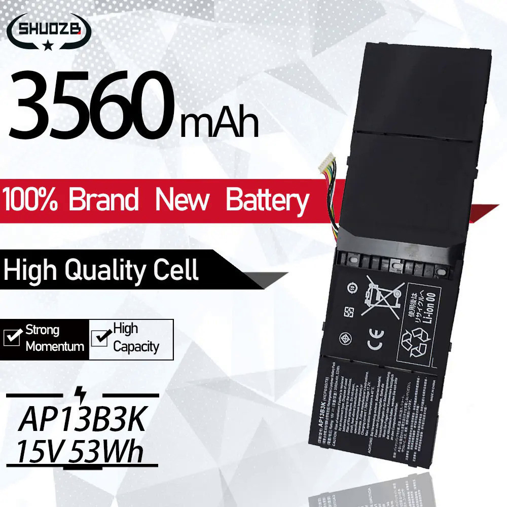 AP13B3K Laptop Battery For Acer Aspire V5 R7 V5-572G V5-573G V5-472G V5-473G V5-552G M5-583P V5-572P