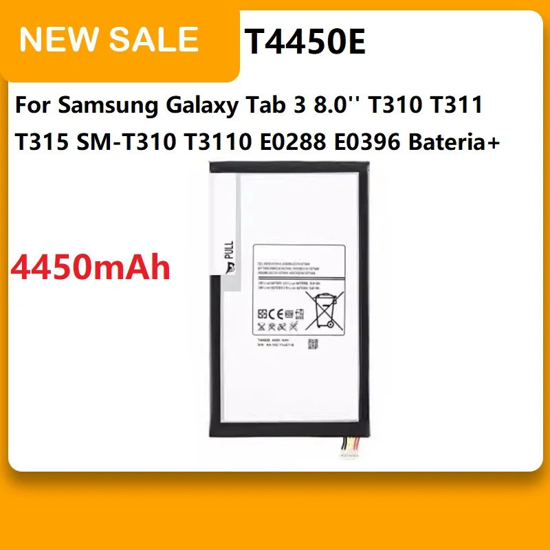 ZRTZ T4450E 4450mAh แบตเตอรี่สําหรับ Samsung Galaxy Tab 3 8.0 T310 T311 T315 SM-T310 T3110 E0288 E03