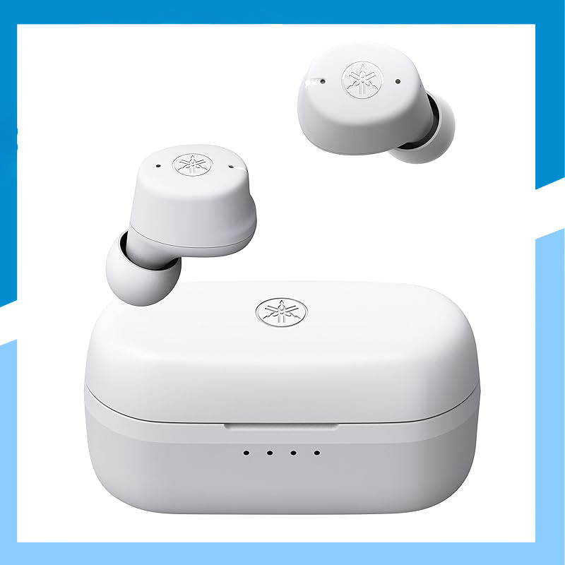 Yamaha Wireless Bluetooth Earbuds TW-E3C: Long Battery Life, IPX5 Waterproof, Gaming Mode, and Enhan