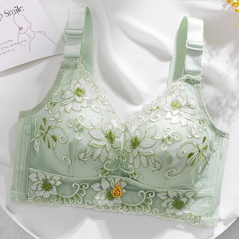 ชุดชั้นในสตรีหน้าอกเล็กเฉพาะ Push-up Push-up Push-up หน้าอก Anti-sagging Bra Embroide20260512