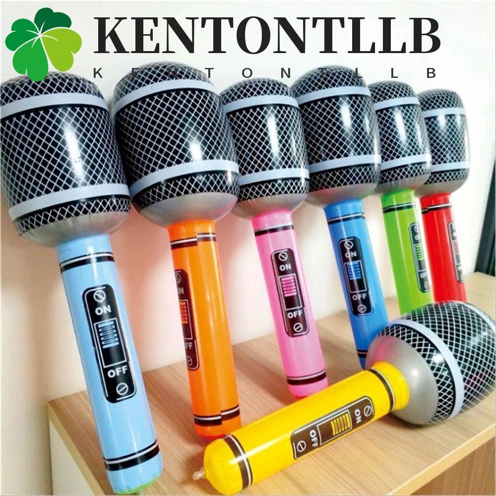 KENTONTLLB Inflatable ลําโพง Disco Party สําหรับ Swimmig สระว่ายน้ํา Mike Ballon ของเล่น Party Decor Boy Rapper เด็กของขวัญไมโครโฟนเป่าลมของเล่น
