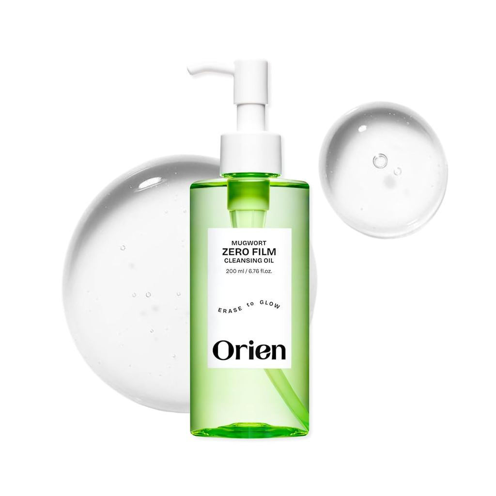 Orien Wormwood Zero Film คลีนซิ่งออยล์ 6.76 fl.oz.200ml แต่งหน้าทุกวัน Blackhead Removal ไม่มีรูขุมข