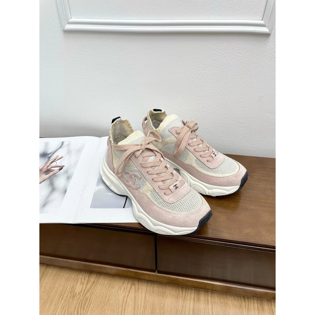 รองเท้ากีฬา CHANEL ส้นหนา ขนาด 35-41
