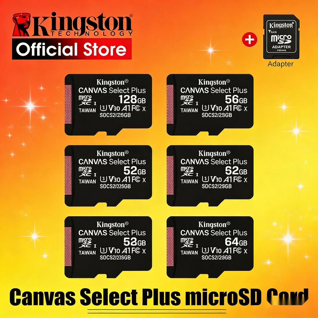 Kingston Nintendo Switch แซนดิส กล้อง Kingston Kingston Canvas Select Plus ความเร็วสูง แท้ รับประกัน