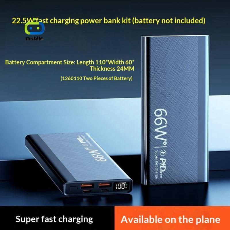 [maygood] กล่องเก็บแบตเตอรี่ PD225W 1260110 DIY Case Qui Charge Solution สําหรับใช้ในบ้านและกลางแจ้ง