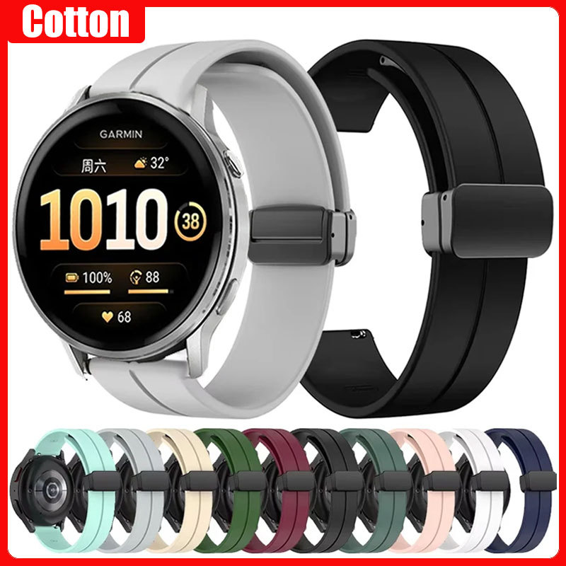 สายนาฬิกาสําหรับ Garmin Descent G2/Garmin Forerunner 965 955 970 255 265 745 Magnetic Buckle Band สํ