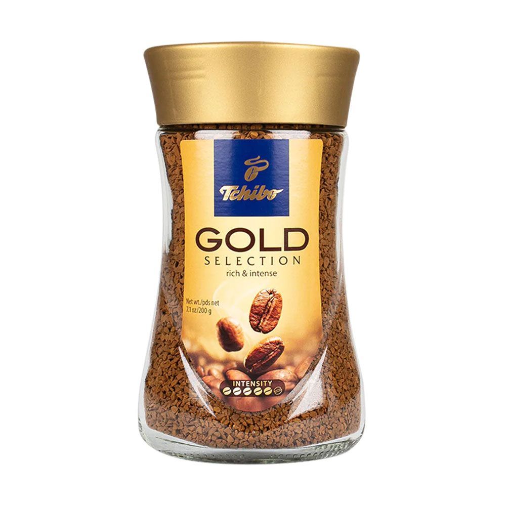 [สินค้าส่งด่วน] ทชิโบกาแฟ โกล์ดซีเล็คชั่น 200ก. TCHIBO GOLD SELECTION INSTANT COFFEE 200 G.