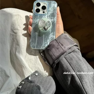 Huiwanju ลายรักใช้กับเคสโทรศัพท์มือถือ iphone17promax iP16/15/16pro/17pro/15pro/17 เคสป้องกันป้องกันการตก