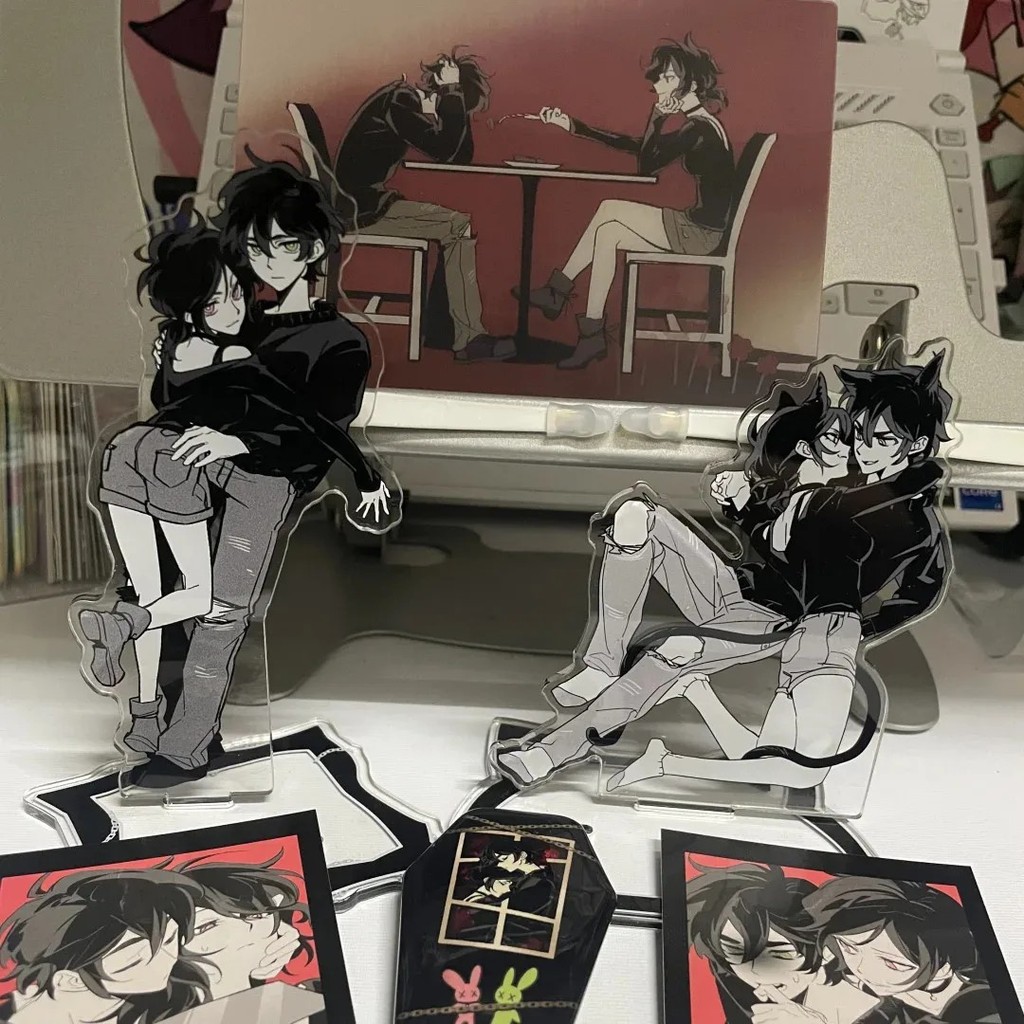 Standee The Coffin of Andy และ Leyley mica โมเดลโต๊ะเรียนตกแต่งตัวละครอนิเมะ Andrew Ashley ของขวัญสะ