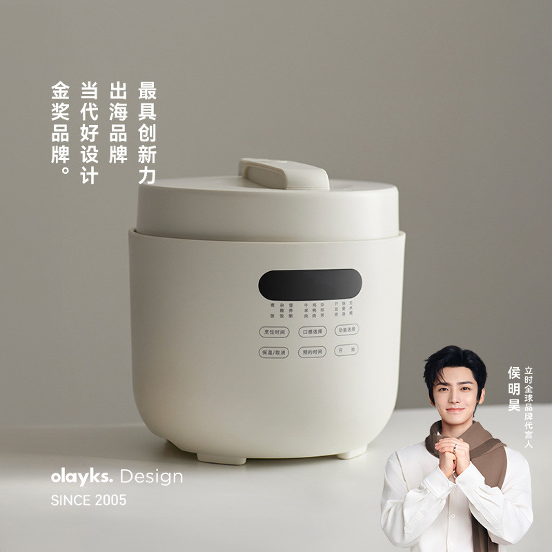 Olayks olayks Instant Perfection หม้อความดันไม่เคลือบในครัวเรือน 5L หม้อหุงข้าวหม้อหม้อความดัน